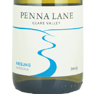 Label on bottle of Watervale Riesling 2015