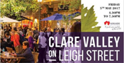Clare Valley on Leigh Street banner