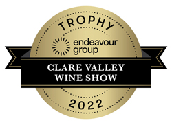 Trophy sticker from Clare Wine Show