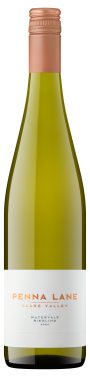 A bottle of Penna Lane Watervale Riesling, viewed from the front.